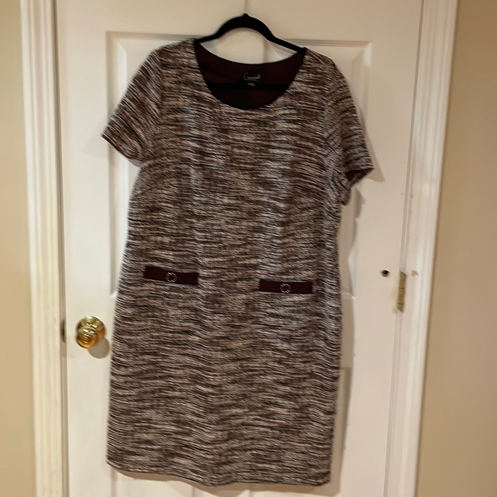 Connected apparel tweed-look dress. Size 18w